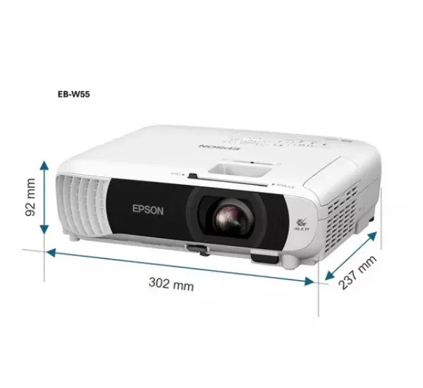 EPSON EB-W55 WXGA Projector 4000 Lumens